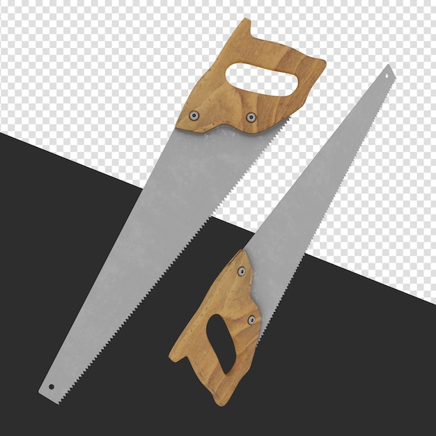 PSD saw 3d render