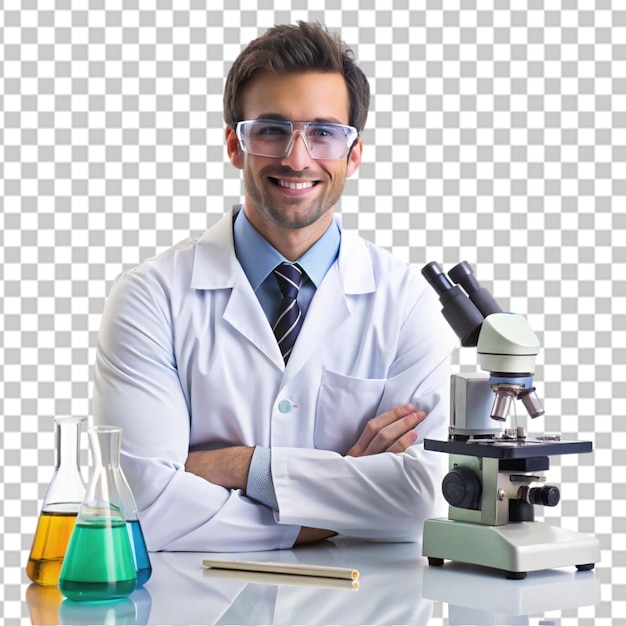 PSD scientist working in the laboratory