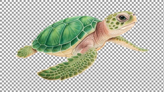 PSD sea turtle swimming