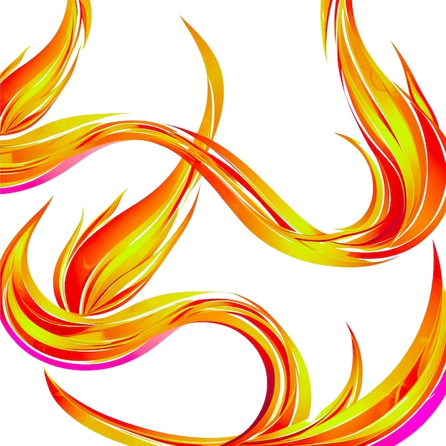 PSD a series of fireworks with the word fire on them