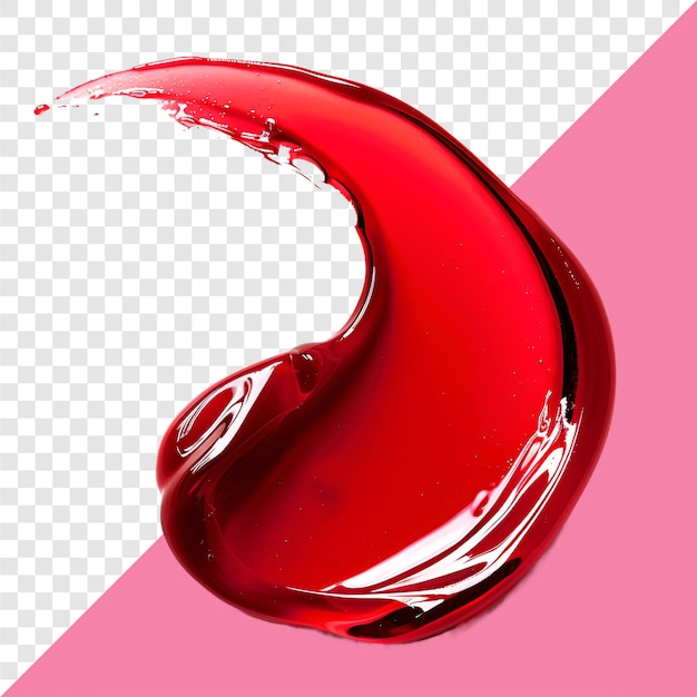 PSD setting gel transparent background isolated image generative ai