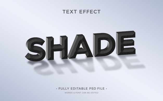 PSD shadow text effect