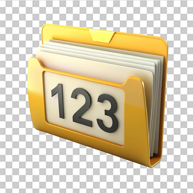 PSD share data file isolated on transparent background