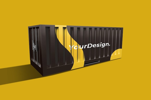 PSD shipping container mockups