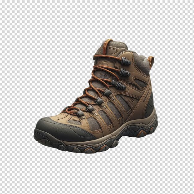 PSD a shoe that is brown and brown