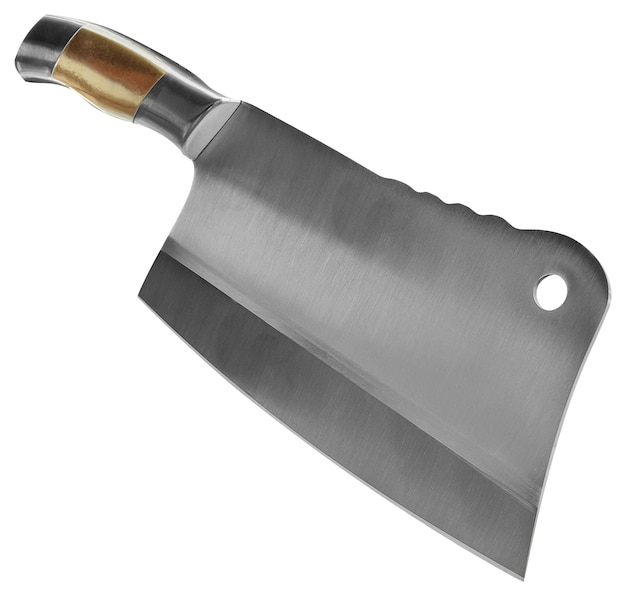 PSD silver chopping knife