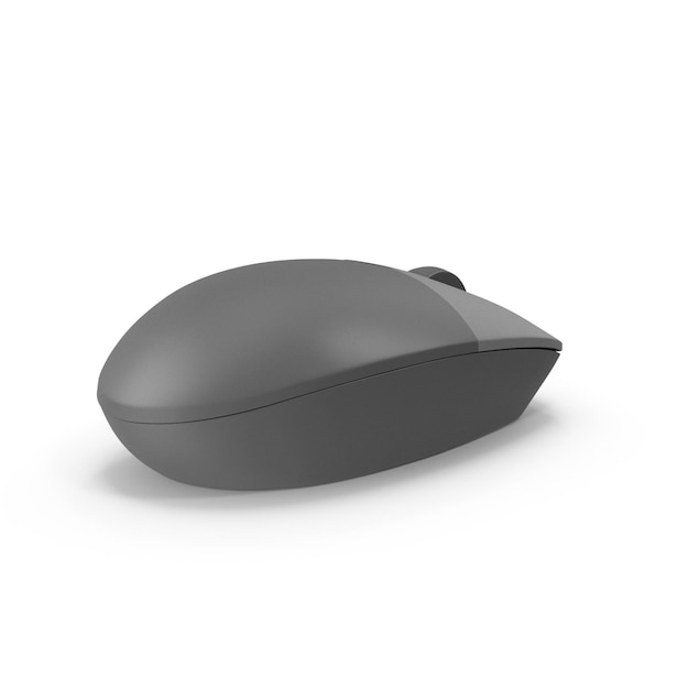PSD sleek dark grey wireless computer mouse
