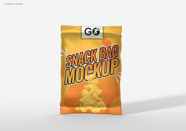 PSD snack bag mockup