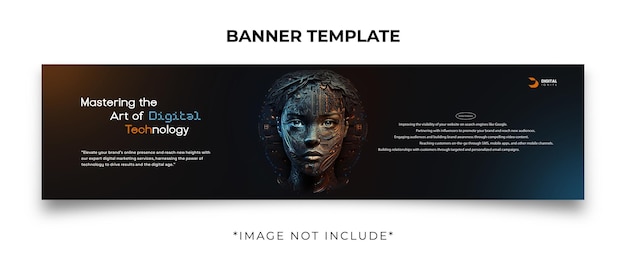 PSD social ads banner template, digital marketing