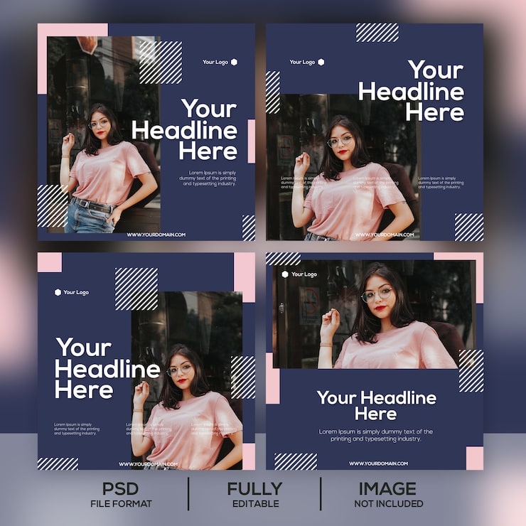 PSD social media post templates