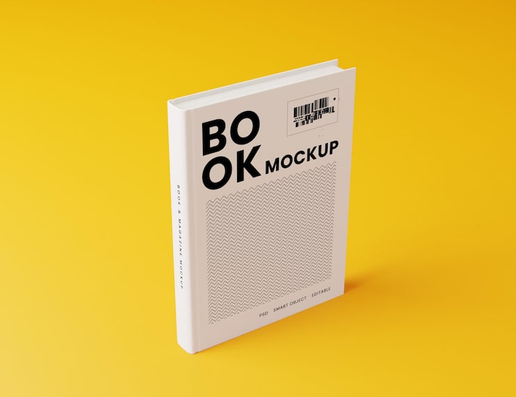 PSD softcover book mockup