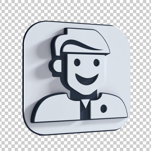 PSD software engineer 3d icon in clean design isolated on white background for techfocused projects