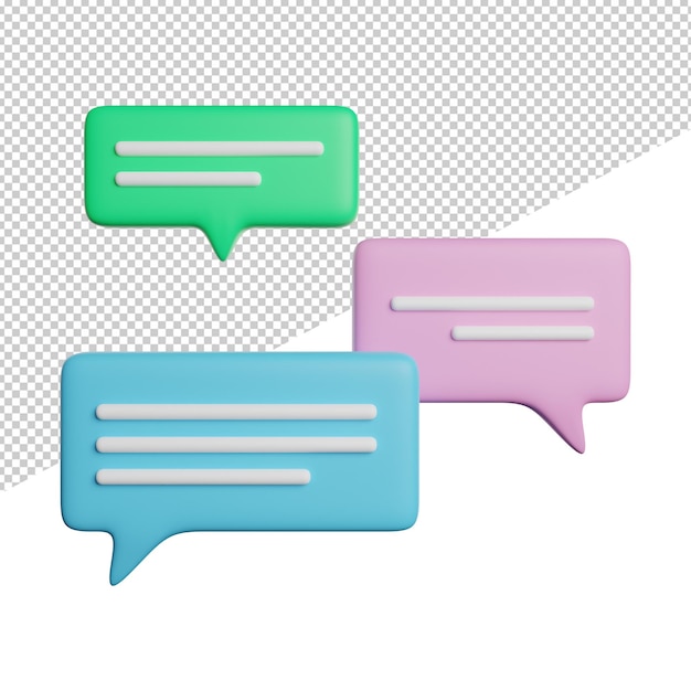 PSD speech buble conversation chat