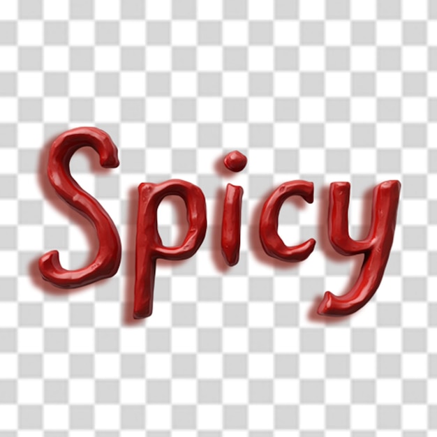 PSD spicy 3d text effect