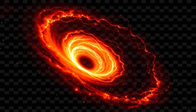 PSD a spiral of fire and flames