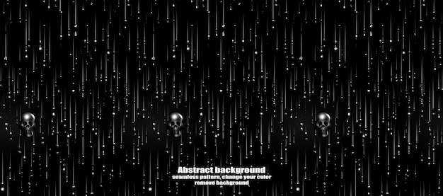 PSD spooky skulls amp ghosts glittering halloween background