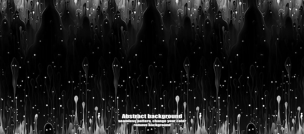 PSD spooky skulls amp ghosts glittering halloween background