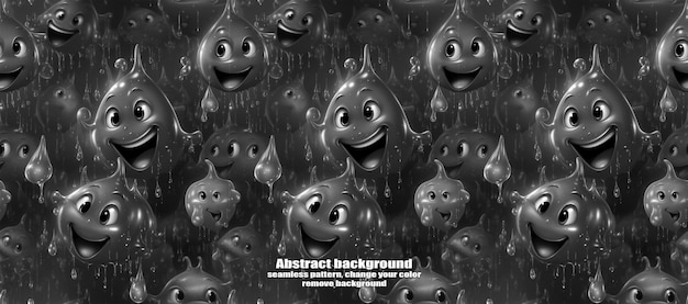 PSD spooky skulls amp ghosts glittering halloween background