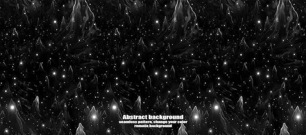 PSD spooky skulls amp ghosts glittering halloween background