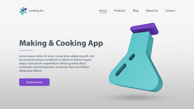 PSD startup landing page