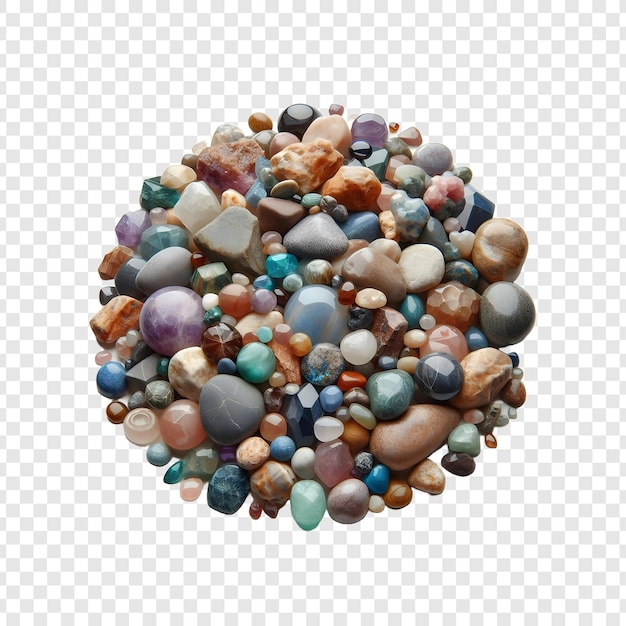 PSD stone isolated on transparent background