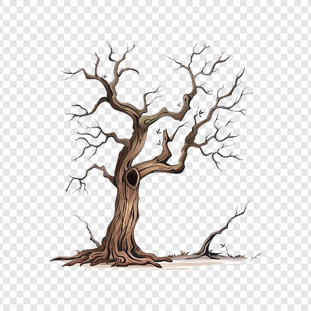 PSD a stump of a tree with roots and the word roots