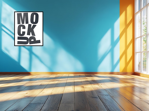 PSD sunny room mockup