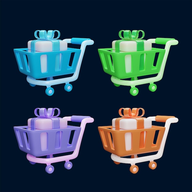 PSD supermarket basket