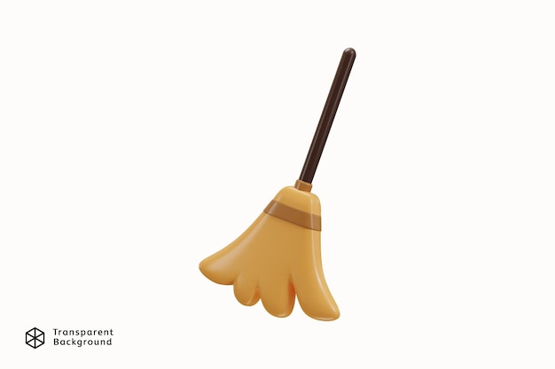 PSD sweep icon 3d rendering vector illustration