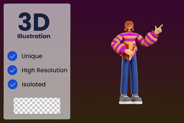 PSD teacher explaining using gestures