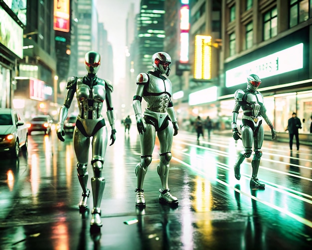 PSD technologically advanced futuristic city