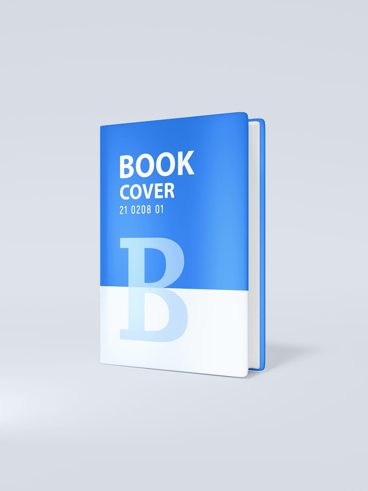 PSD thick hard cover book mockup