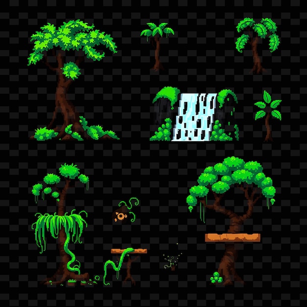 PSD a tree with a house on it