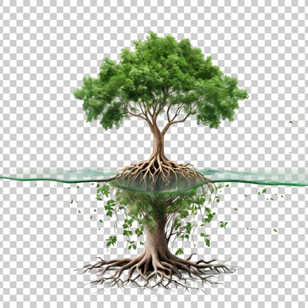 PSD a tree with a tree on it and the word tree on it