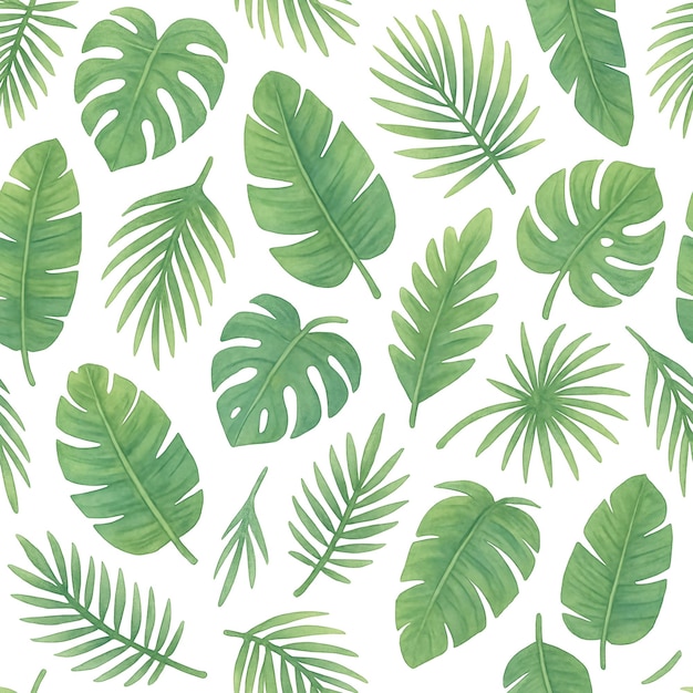 PSD tropical leaf arrangement