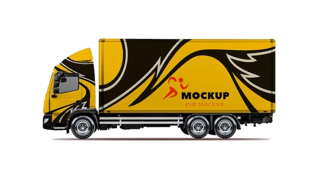 PSD truck mockup