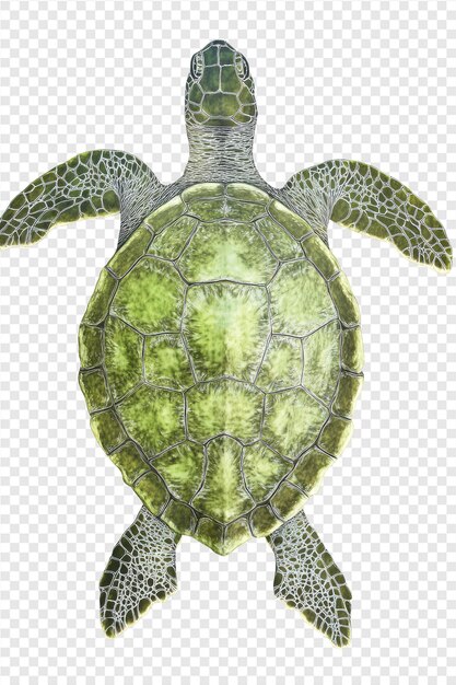 PSD turtle swimming in the water