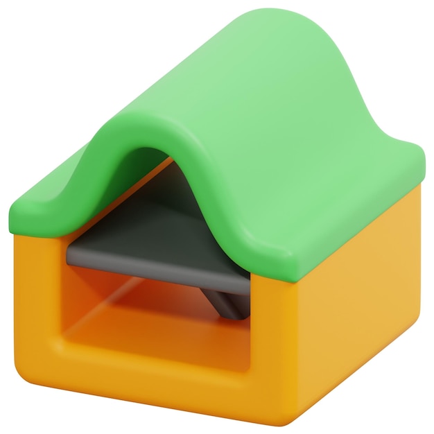 PSD underground 3d render icon illustration