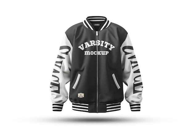 PSD varsity jacket mockup