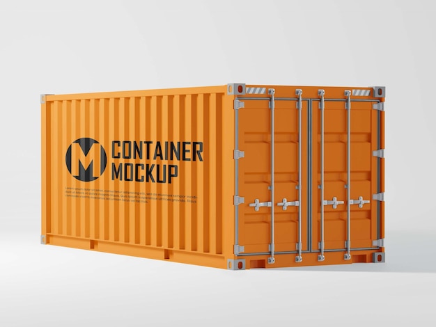PSD versatile container mockup