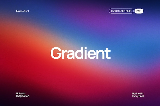 PSD vibrant abstract gradient color blend