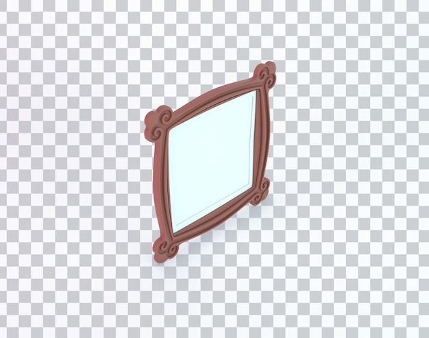 PSD vintage frame left side