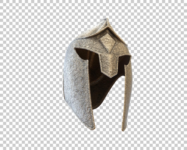 PSD war helmet isolated on background 3d rendering illustration