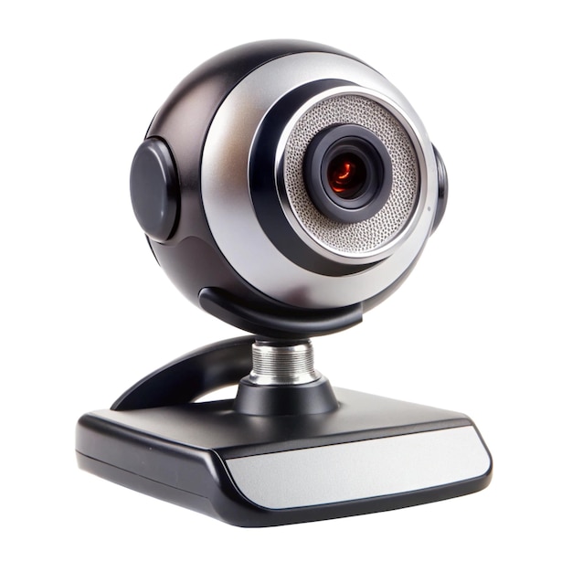 PSD webcam isolated on transparent background