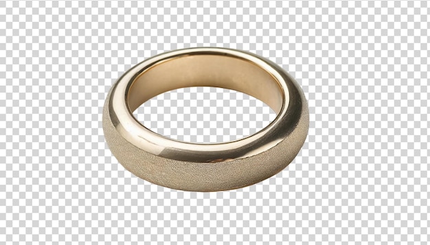 PSD wedding ring isolated on a transparent background