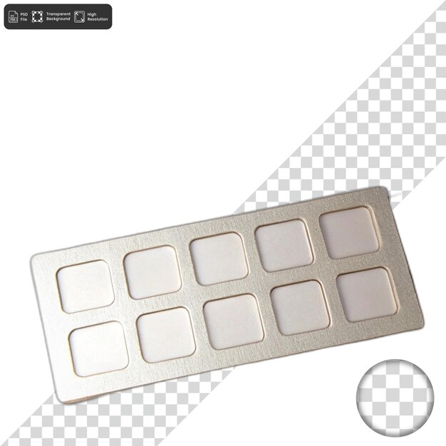 PSD a white and black box with the words  the word  on it