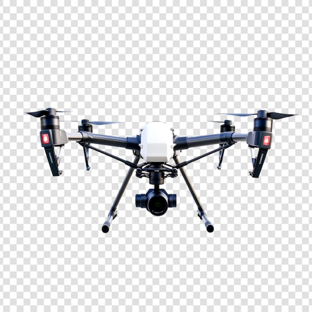 PSD white drone with propellers camera technology