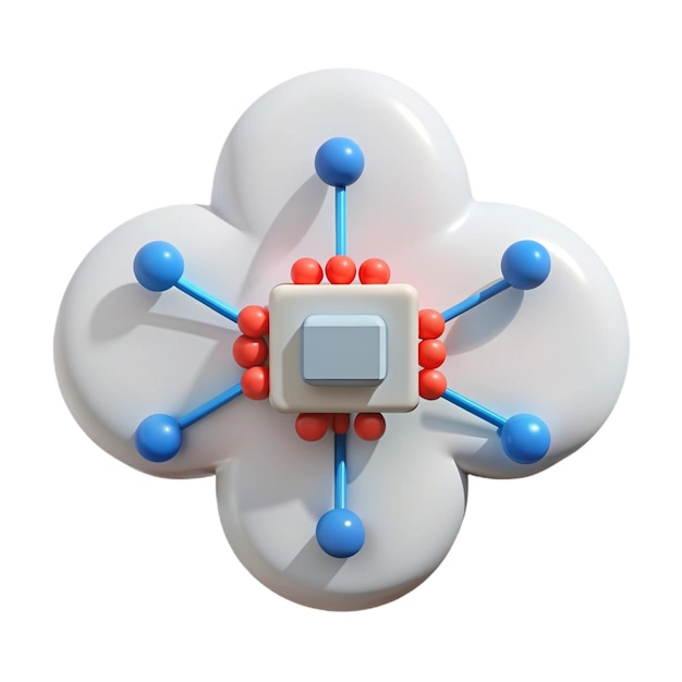 PSD a white object with a blue and red x on it