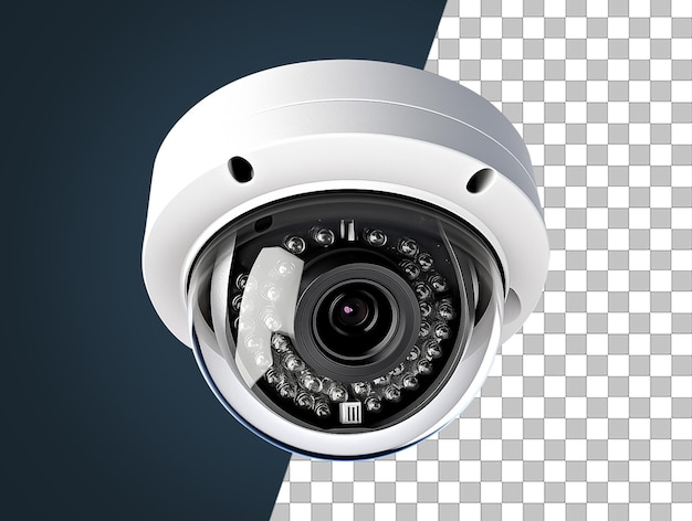 PSD a white security camera cctv securtiy camera