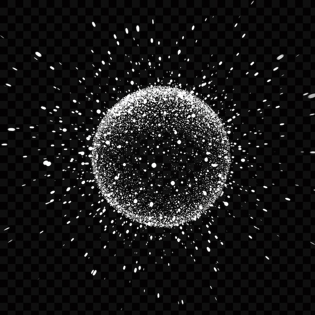 PSD a white space in the center on transparent background